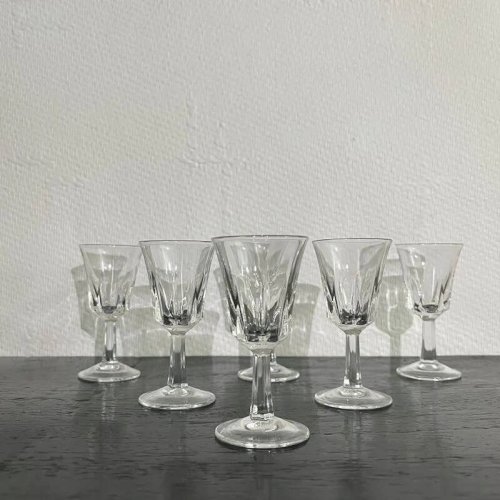 Verres à digestif en Cristal
