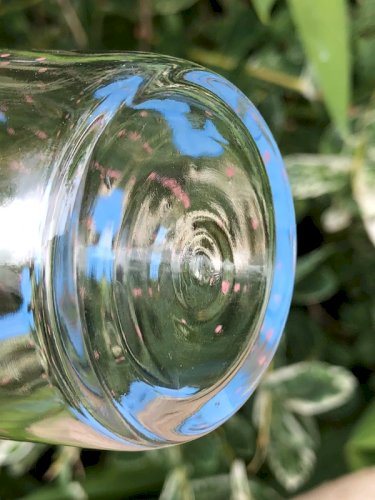 Verres à eau des années 60 motifs petits noeuds bleus