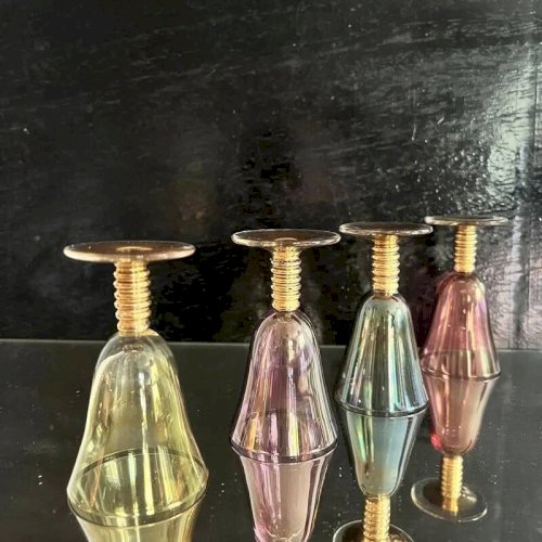 Verres à liqueur en cristal