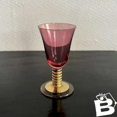 Verres à liqueur en cristal