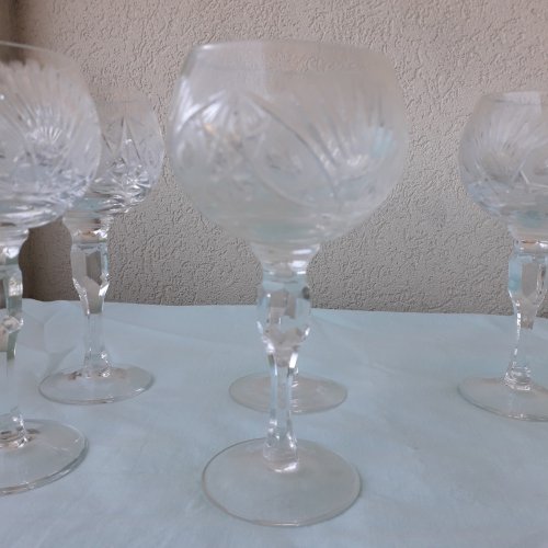 Verres à pied cristal