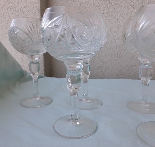 Verres à pied cristal