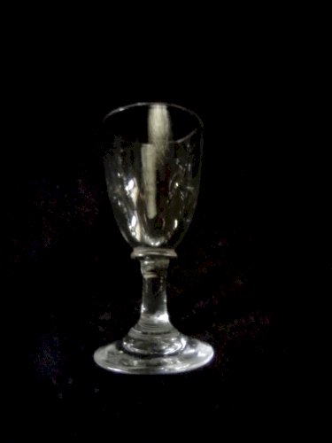 verres à pied de bistrot anciens - vins cuits