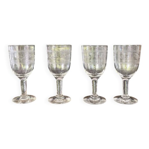 Verres à pied