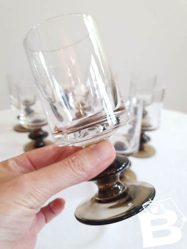 Verres à pieds 70s