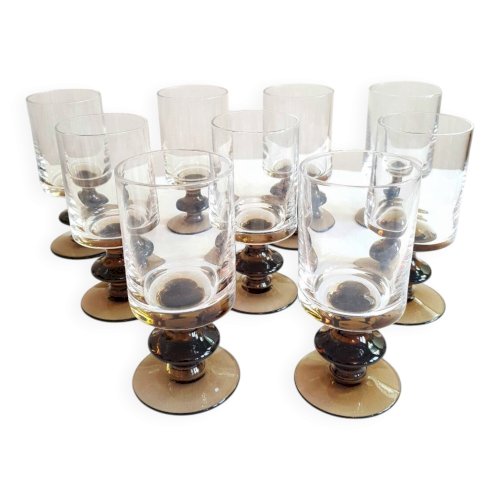 Verres à pieds 70s
