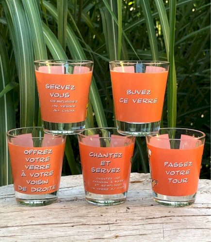Verres à shooter humoristique