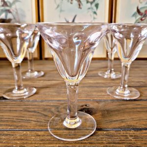 Verres bistrot vintage appelés trompeurs ou voleurs (lot de 6)