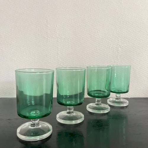 Verres Cavalier vert émeraude