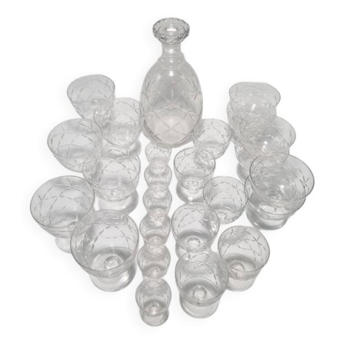 Verres Daum Nancy France