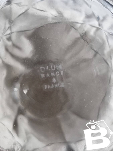 Verres Daum Nancy France