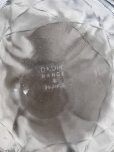 Verres Daum Nancy France