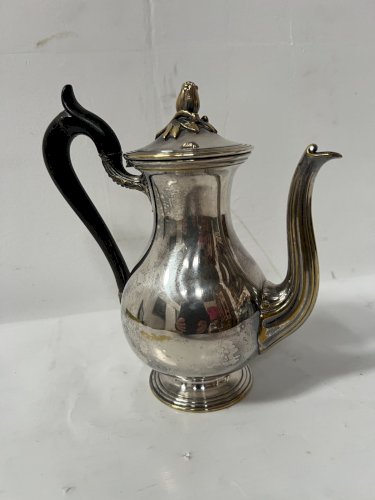 Verseuse en métal argenté de la maison Christofle XX siècle