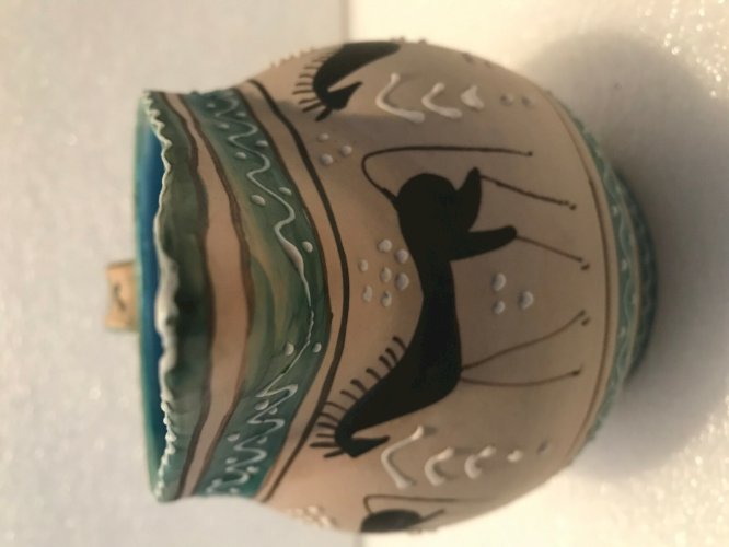 verseuse pottery alma deruta italy ceramics année 60 vintage