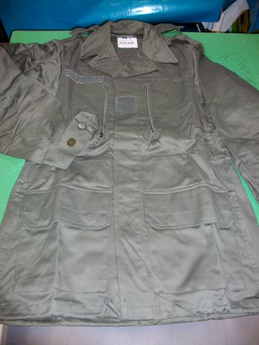 VESTE TREILLIS "SATIN 300" AVEC CAPUCHE