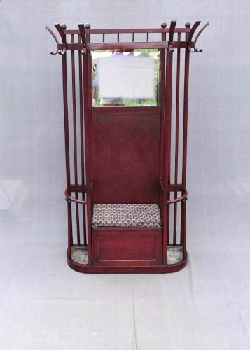 Vestiaire d'entrée par Hoffmann pour Kohn no Thonet -1910 -