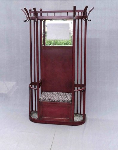 Vestiaire d'entrée par Hoffmann pour Kohn no Thonet -1910 -