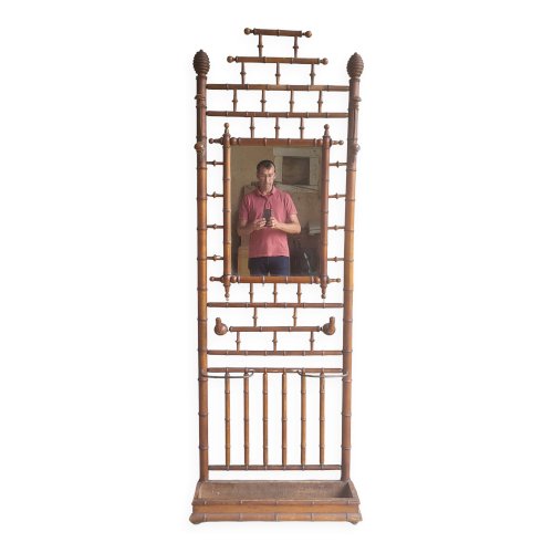 Vestiaire dentrée Porte manteau Bambou