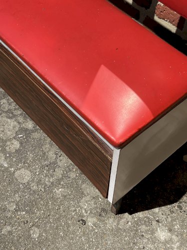 Vestiaire dentrée vintage avec banc et miroir