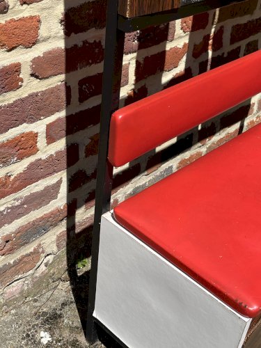 Vestiaire dentrée vintage avec banc et miroir