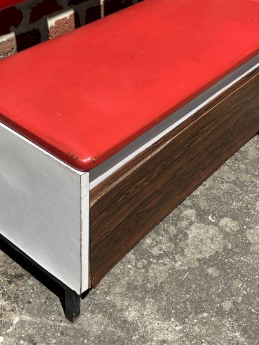 Vestiaire dentrée vintage avec banc et miroir
