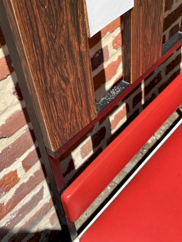Vestiaire dentrée vintage avec banc et miroir