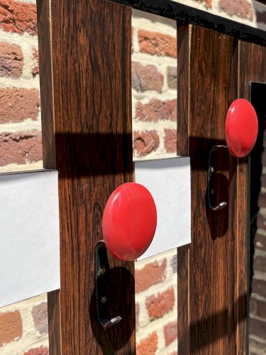 Vestiaire dentrée vintage avec banc et miroir