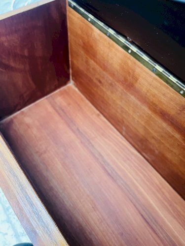 Vestiaire mural vintage avec banc coffre années 70