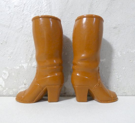 vêtement pour poupée Cathie de Bella bottes marron vintage