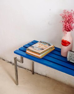 Victor, the Guariche N°16 wooden bench