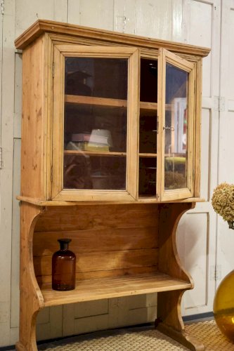 Victoria, la vitrine en verre et pin N°119