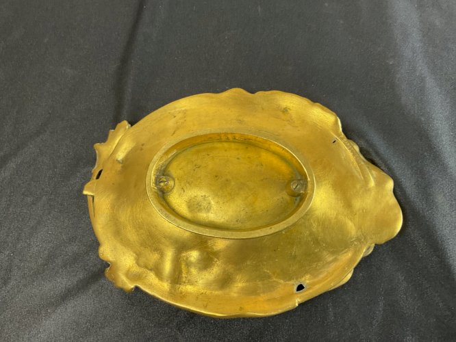 Vide poche Art nouveau femme, érotique en bronze Auguste ARNOUX barbedienne .