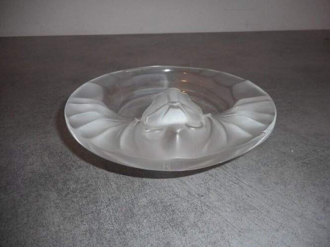 VIDE POCHE CENDRIER LION LALIQUE FRANCE