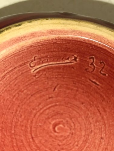 vide poche en ceramique milieu 20eme siecle style vallauris en bon etat