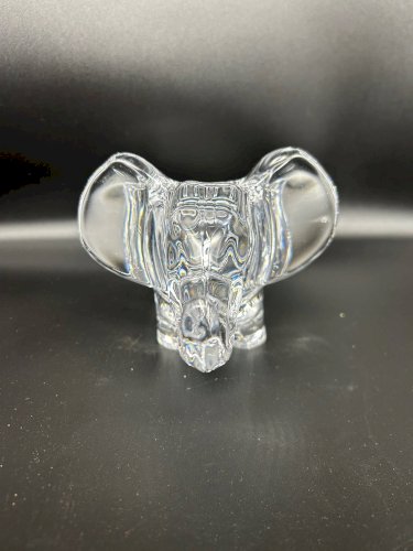 Vide poche en cristal éléphant grand modéle