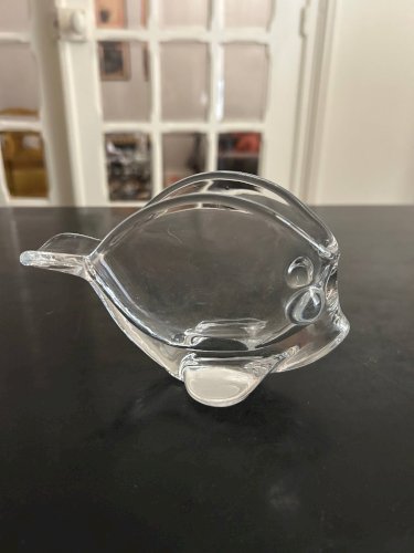 vide poche en cristal poisson