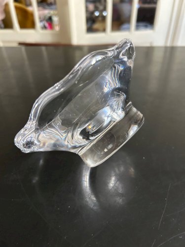 Vide poche en cristal