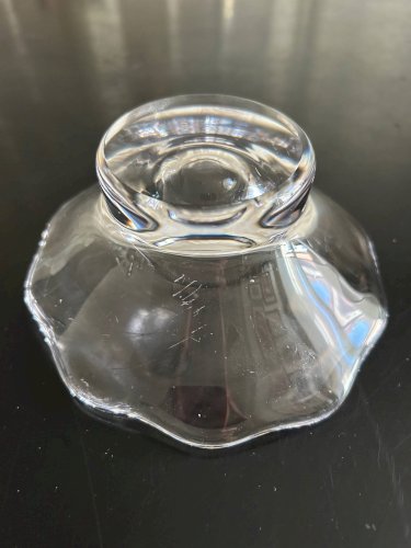 Vide poche en cristal