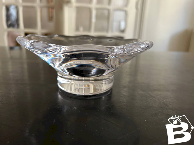 Vide poche en cristal