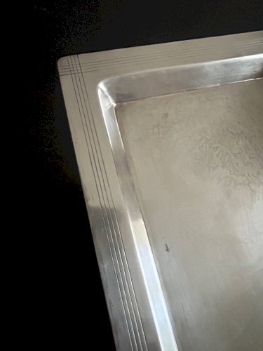 Vide poche en métal argenté Ercuis