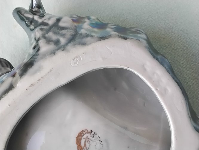 Vide-poche en porcelaine oiseau