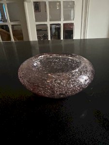 glass pocket ashtray from Biot
