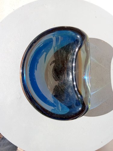 Vide-poche en verre de Murano – Vintage 