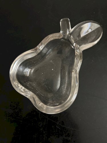 vide poche poire en cristal