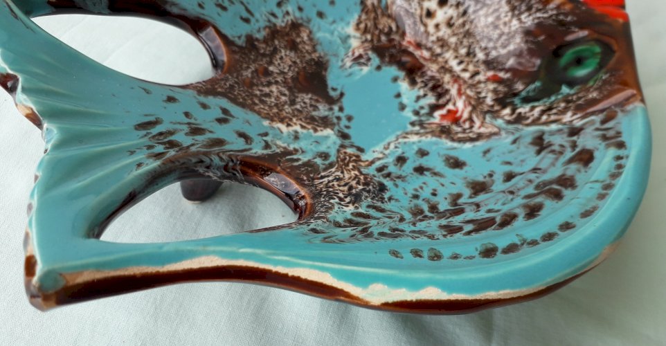 Vide poche poisson en céramique