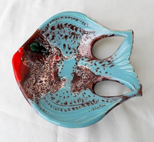 Vide poche poisson en céramique