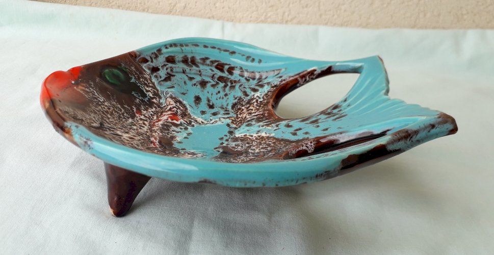 Vide poche poisson en céramique