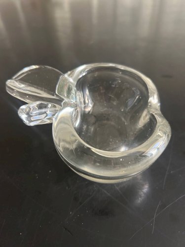 Vide poche pomme en cristal