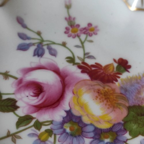 Vide poche, porte bagues en porcelaine fine Anglaise Royal CrownDerby