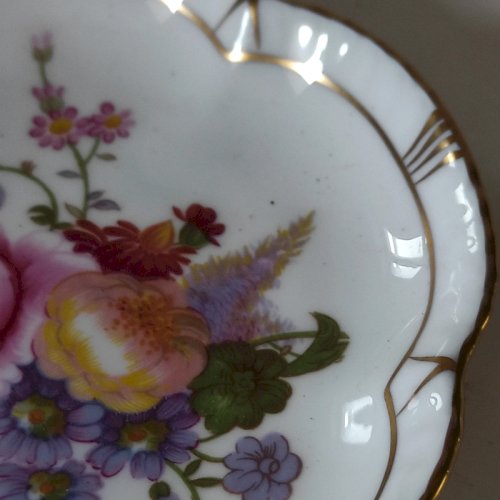 Vide poche, porte bagues en porcelaine fine Anglaise Royal CrownDerby